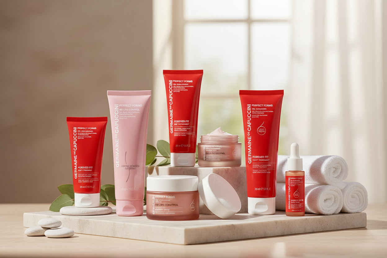 Anticeluliticos, hidratantes corporales, protectores solares de Germain de Capuccini y Lidherma | Tulsi Uruguay