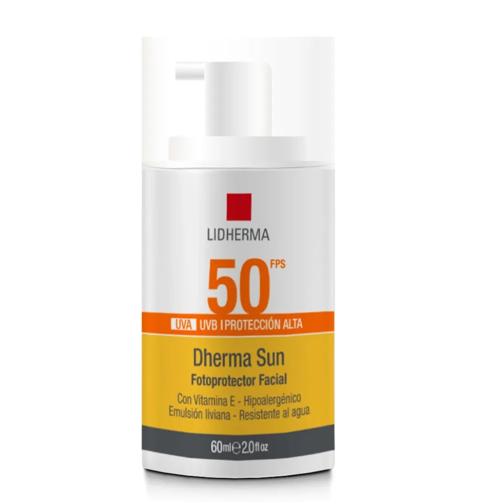 Dherma Sun Fotoprotector Facial - SPF50 -Lidherma