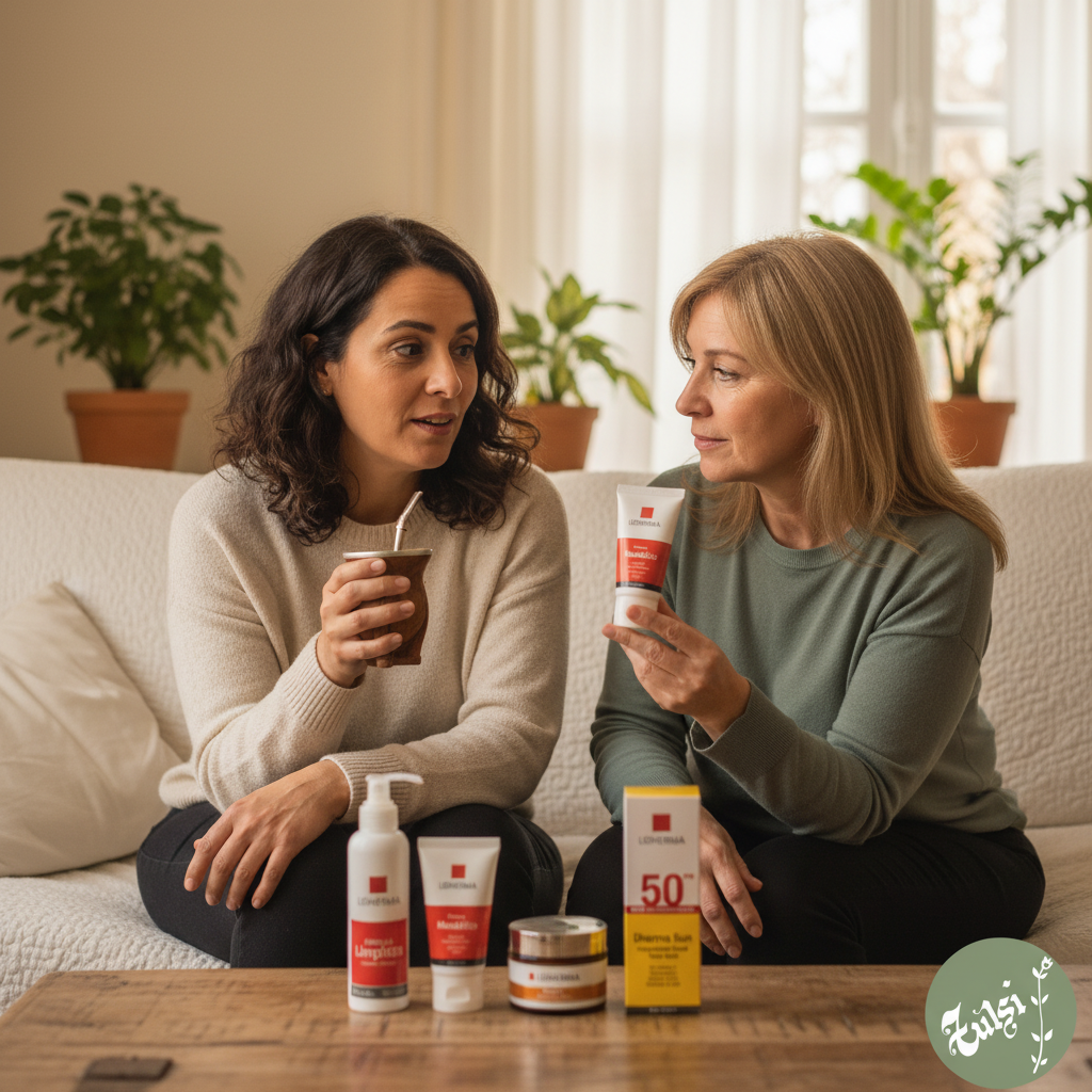 Cuadrada con sello - amigas mate