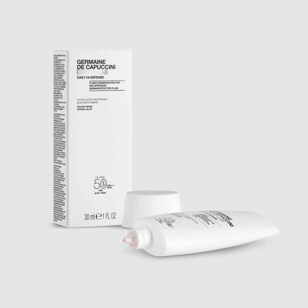 Protector solar facial - cosmecéutico - color - SPF50 - Germaine de Capuccini