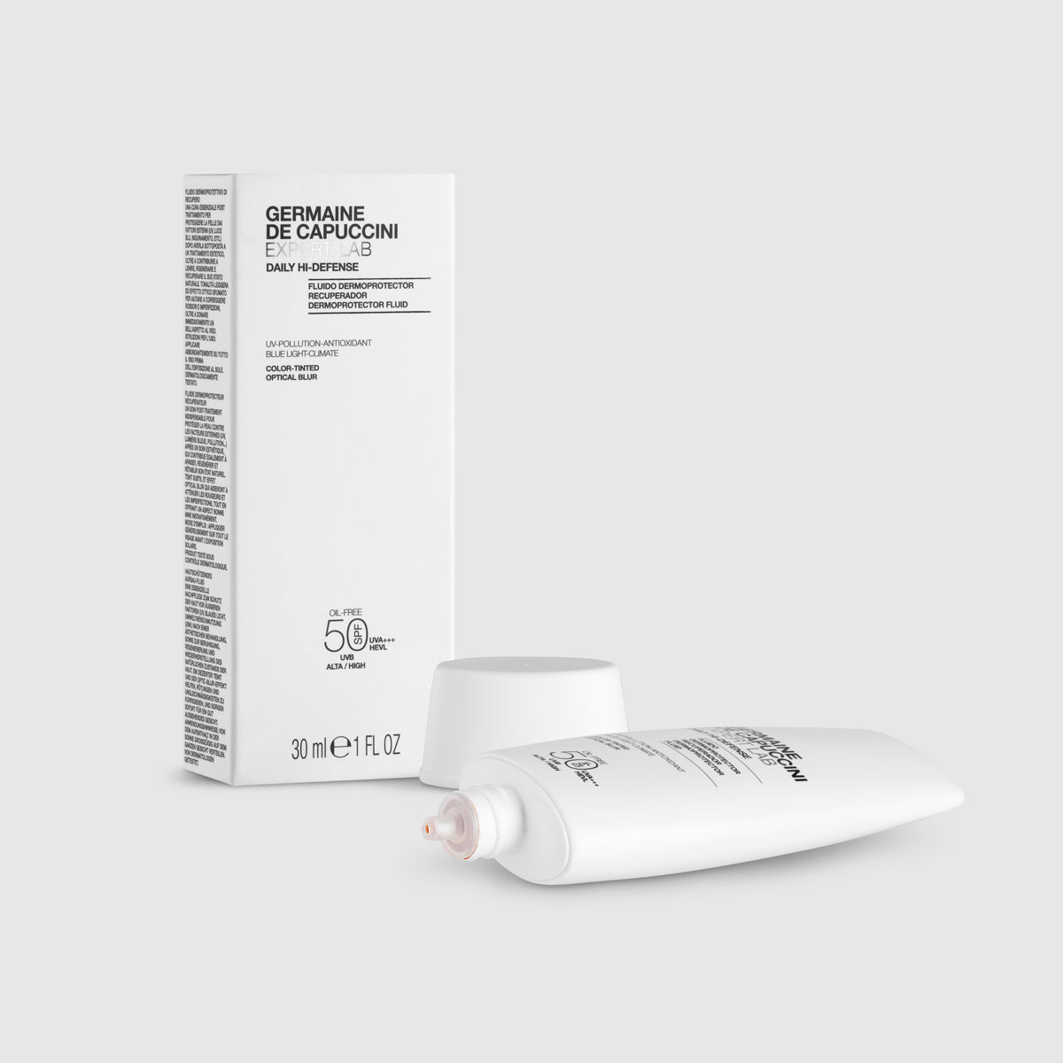 Protector solar facial - cosmecéutico - color - SPF50 - Germaine de Capuccini