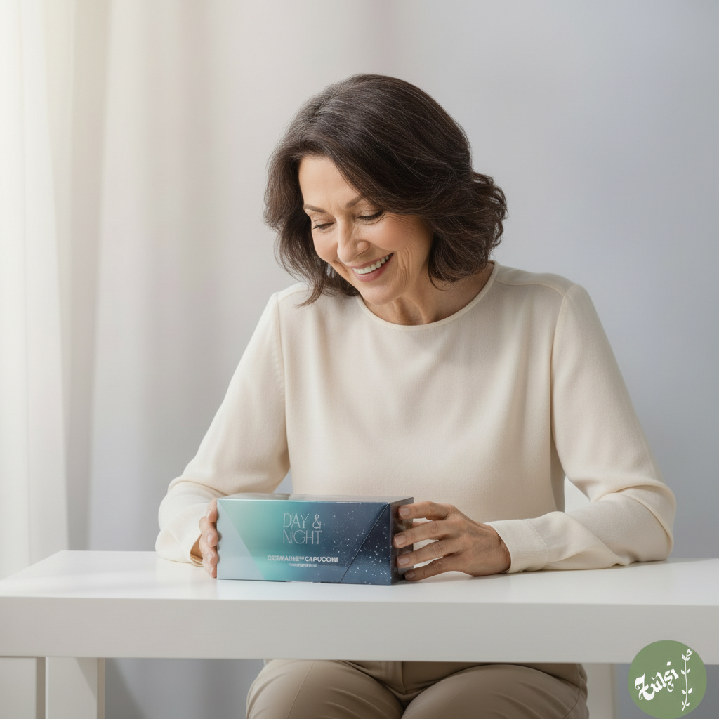Mujer uruguaya inspirada en foto referencia