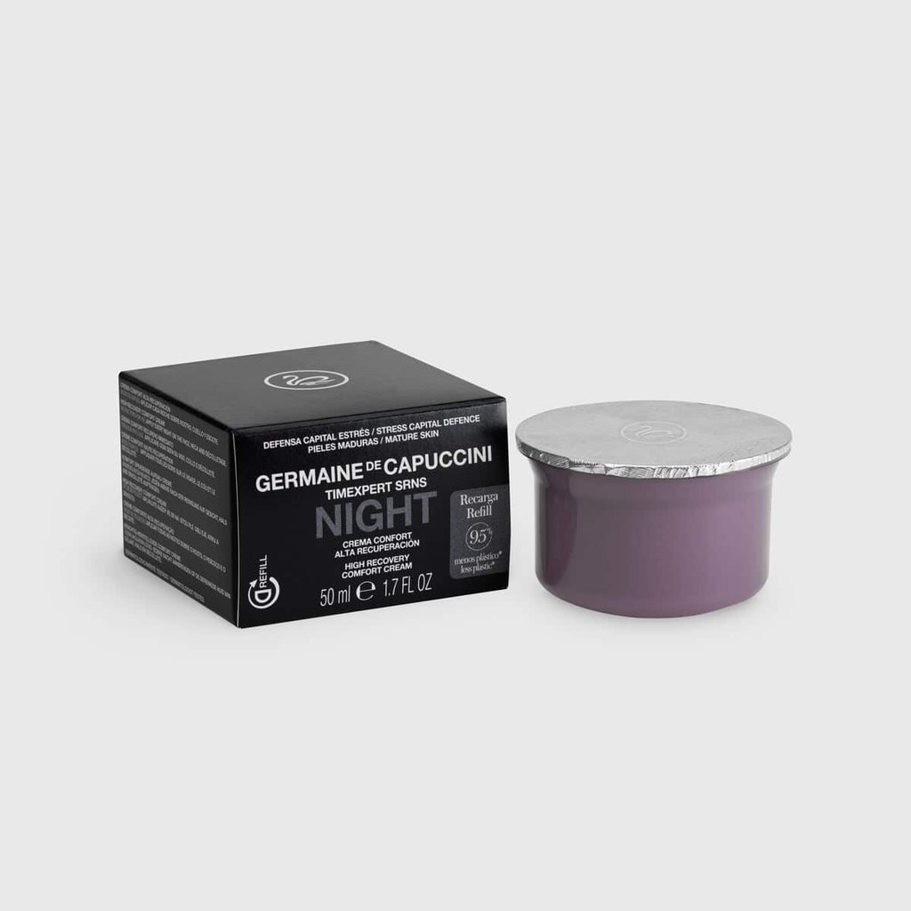 Textura crema noche regeneradora Eco Refill Night Timexpert SRNS Germaine de Capuccini