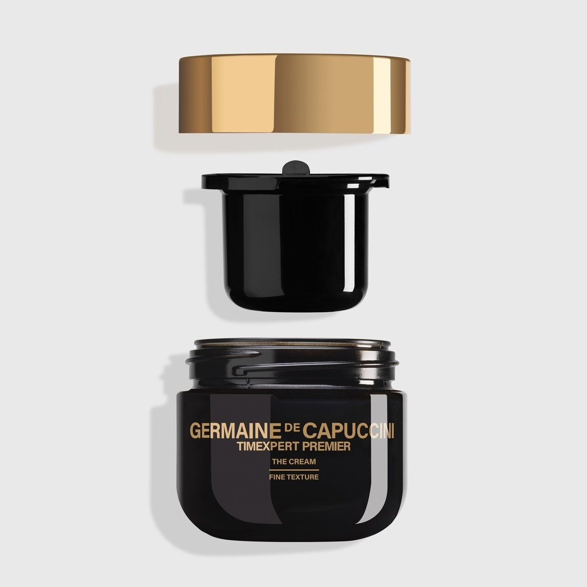 Envase Eco Refill The Cream Fine Timexpert Premier Germaine de Capuccini — formato recargable sostenible